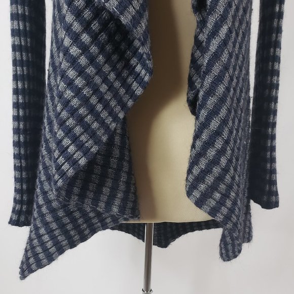 Lineamaglia Blue/Gray Striped Cardigan - Picture 5 of 11